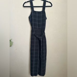 Zara plaid jumpsuit size Small